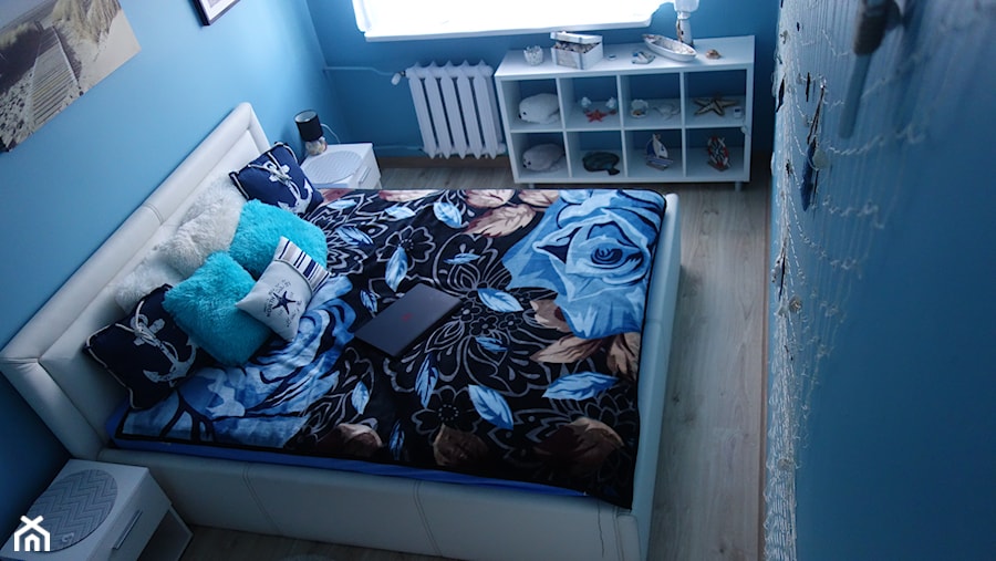 Sypialnia w nadmorskim klimacie - Sypialnia, styl tradycyjny - zdjęcie od Maria Kurowska