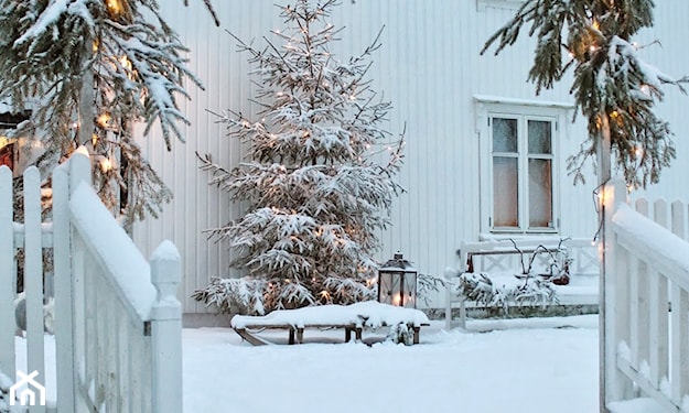 bożonarodzeniowa dekoracja w stylu scandi