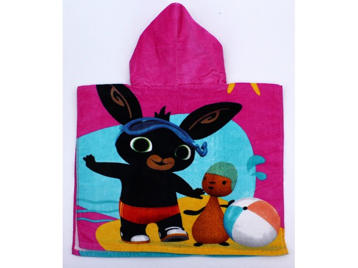 Ręcznik bawełniany ponczo z kapturkiem Bing & Sula 55x110, Setino Frotte Ręcznik z kapturkiem Ręcznik kąpielowy Bawełna Ręcznik plażowy 50x100 cm Kategoria Ręczniki Dziecięce Kolor Różowy