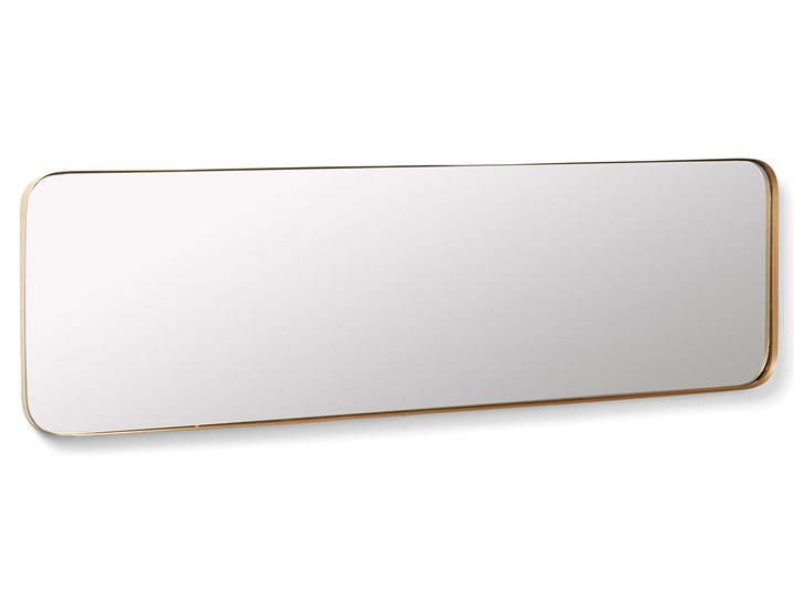 Lustro Marcus 30x100 cm złote Ścienne Prostokątne Lustro z ramą Pomieszczenie Sypialnia