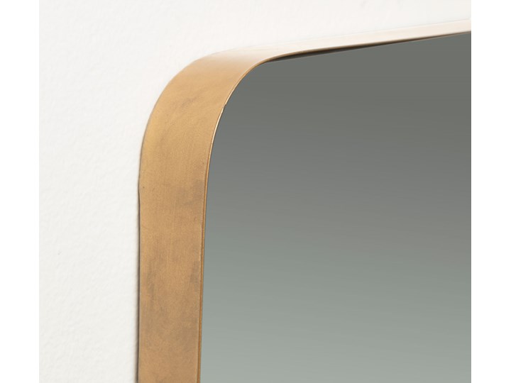 Lustro Marco złote 30 x 100 cm Prostokątne Ścienne Lustro z ramą Pomieszczenie Przedpokój