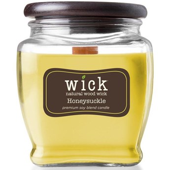 Colonial Candle Wick sojowa świeca zapachowa drewniany knot 15 oz 425 g - Honeysuckle