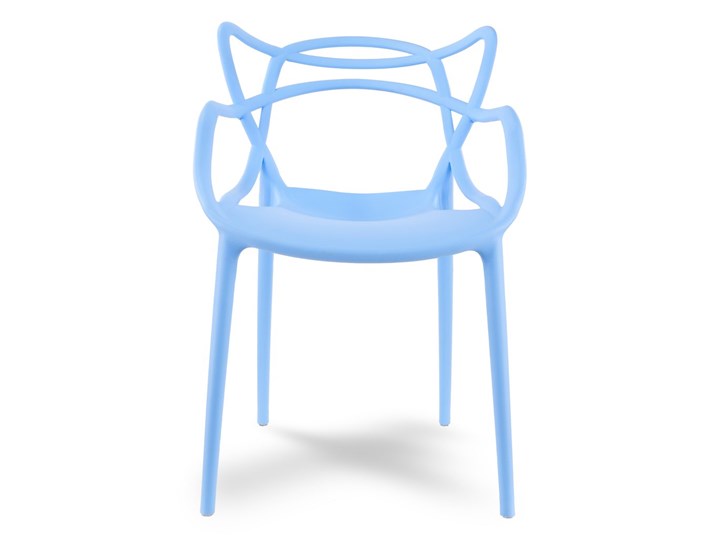 Designerskie krzesło SPIDER - różne kolory Kategoria Krzesła kuchenne Krzesło inspirowane Wysokość 84 cm Z podłokietnikiem Tworzywo sztuczne Głębokość 45 cm Styl Klasyczny