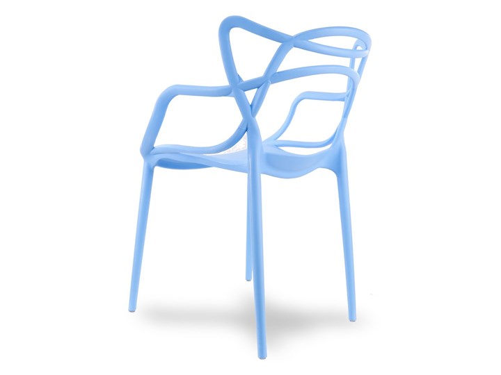 Designerskie krzesło SPIDER - różne kolory Z podłokietnikiem Głębokość 45 cm Krzesło inspirowane Wysokość 84 cm Tworzywo sztuczne Kategoria Krzesła kuchenne