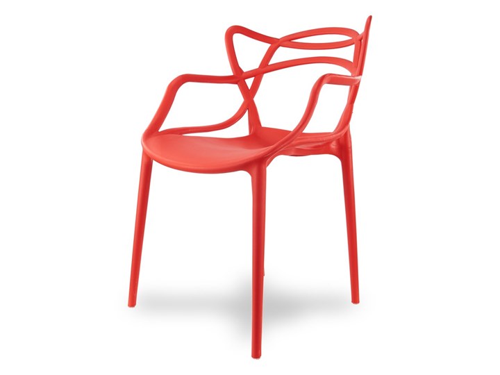 Designerskie krzesło SPIDER - różne kolory Wysokość 84 cm Tworzywo sztuczne Z podłokietnikiem Krzesło inspirowane Głębokość 45 cm Styl Nowoczesny