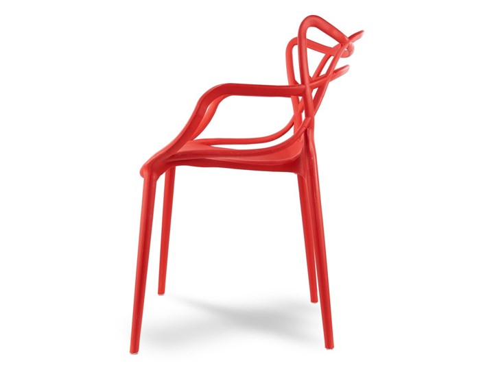 Designerskie krzesło SPIDER - różne kolory Głębokość 45 cm Krzesło inspirowane Styl Nowoczesny Wysokość 84 cm Tworzywo sztuczne Z podłokietnikiem Kategoria Krzesła kuchenne