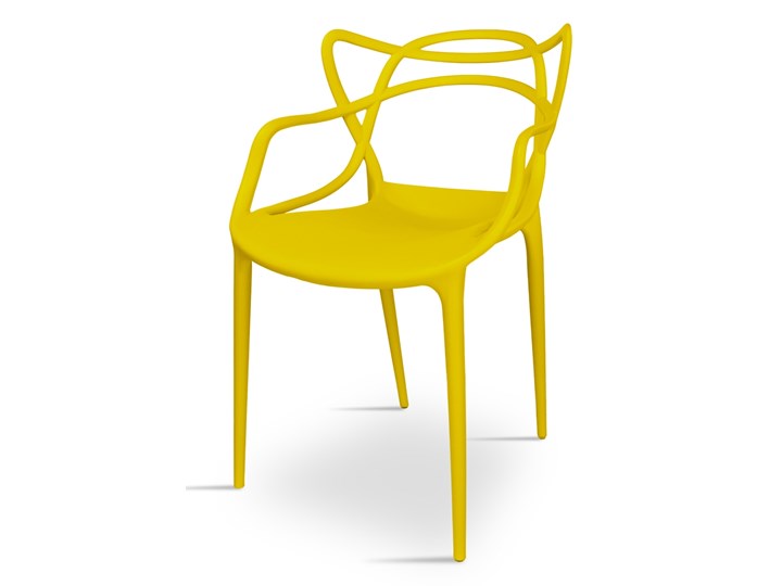 Designerskie krzesło SPIDER - różne kolory Tworzywo sztuczne Głębokość 45 cm Z podłokietnikiem Krzesło inspirowane Wysokość 84 cm Styl Nowoczesny