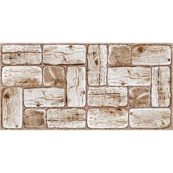 Panele Ścienne Pcv 17657 Bale Drewno Białe (960 X 479 Mm)