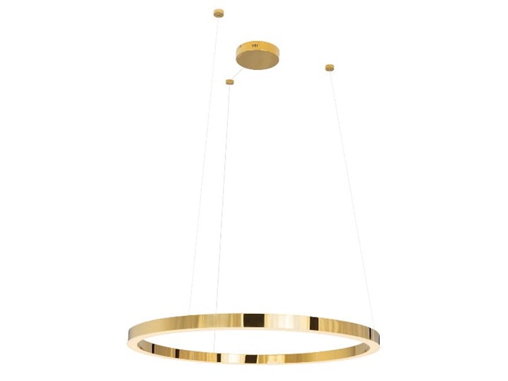 Luxury P0370 lampa wisząca złota duża Lampa LED Metal Kolor Złoty