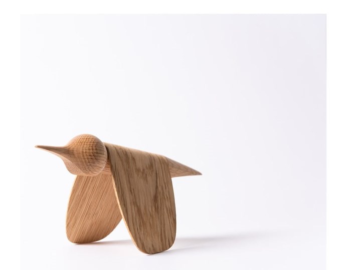 Figurka w kształcie ptaka z drewna dębowego Gazzda Drewno Ptaki Kategoria Figury i rzeźby
