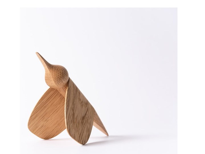 Figurka w kształcie ptaka z drewna dębowego Gazzda Ptaki Kategoria Figury i rzeźby Drewno Kolor Brązowy