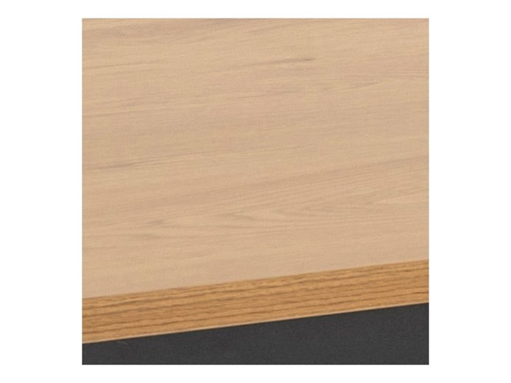 Stół z metalową konstrukcją i blatem w dekorze dzikiego dębu Actona Seaford, 160x80x74 cm Drewno Długość 160 cm  Rozkładanie
