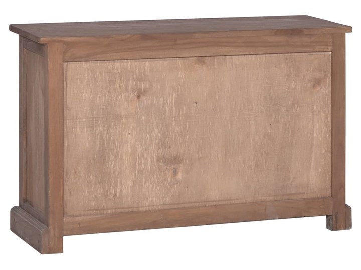 vidaXL Komoda, 90 x 30 x 58 cm, lite drewno tekowe Wysokość 90 cm Z szufladami Szerokość 105 cm Pomieszczenie Sypialnia Styl Tradycyjny