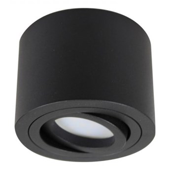 PP P 200 BK MIDI PLAFON NOWOCZESNA LAMPA SUFITOWA OPRAWA NATYNKOWA ALUMINIUM CZARNY LED NISKI 6,5 CM