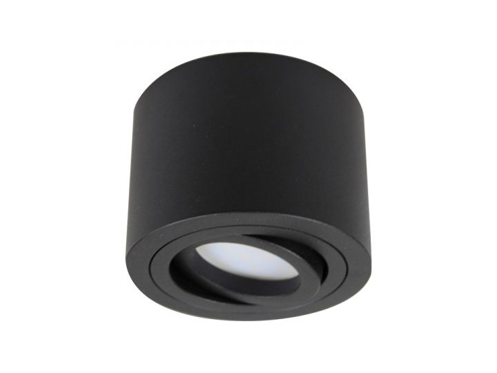 PP P 200 BK MIDI PLAFON NOWOCZESNA LAMPA SUFITOWA OPRAWA NATYNKOWA ALUMINIUM CZARNY LED NISKI 6,5 CM