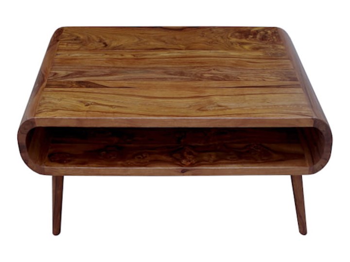 Stolik GUBBE - 80x60 cm (Karmel) Zestaw stolików Drewno Rozmiar blatu 60x80 cm Kategoria Stoliki i ławy