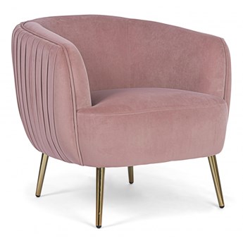 Linsay Pink fotel w różowym kolorze
