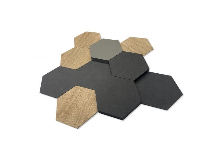 Panel dekoracyjny hexagon drewno 3d Styl Nowoczesny Kategoria Dekor ścienny