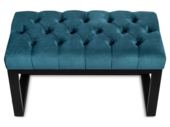 Ławka Pikowana Industrialna CLASSIC LOREN - LOFT Materiał obicia Tkanina Kategoria Ławki do salonu