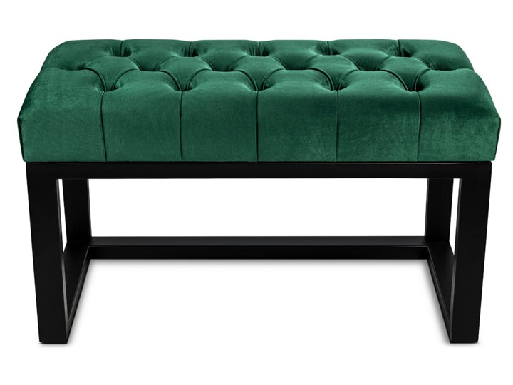 Ławka Pikowana Industrialna CLASSIC VELVET - LOFT Pomieszczenie Garderoba Pomieszczenie Przedpokój