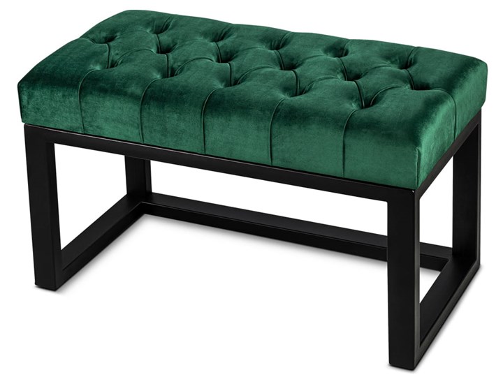 Ławka Pikowana Industrialna CLASSIC VELVET - LOFT Styl Minimalistyczny