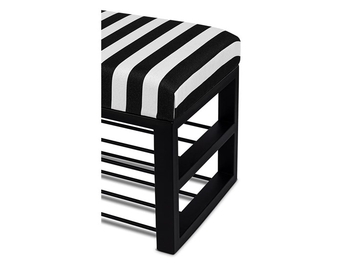 Ławka Tapicerowana do przedpokoju Industrialna SHELF JUNGLE- LOFT Styl Industrialny Pomieszczenie Garderoba