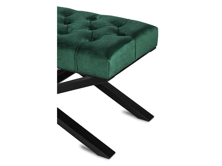 Ławka Pikowana Industrialna CROSS VELVET - LOFT Pomieszczenie Przedpokój