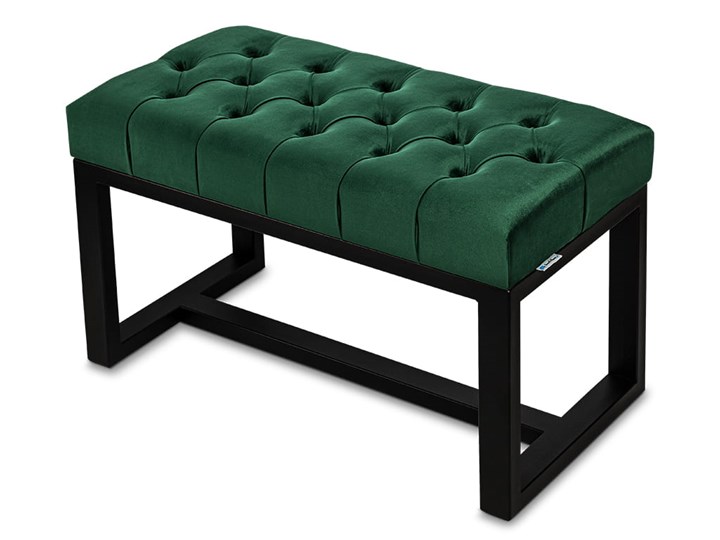 Ławka Pikowana Industrialna FUSION VELVET - LOFT Kategoria Ławki do salonu