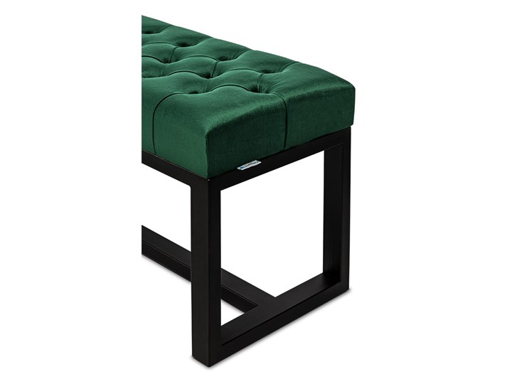 Ławka Pikowana Industrialna FUSION VELVET - LOFT Pomieszczenie Sypialnia