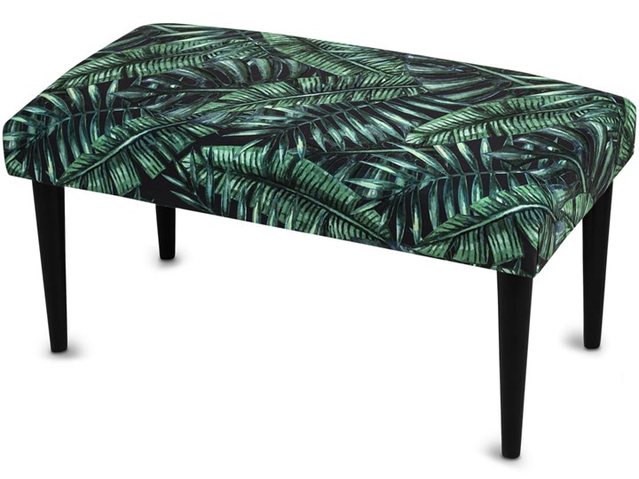 Ławka tapicerowana PALM Materiał obicia Tkanina Materiał nóżek Drewno