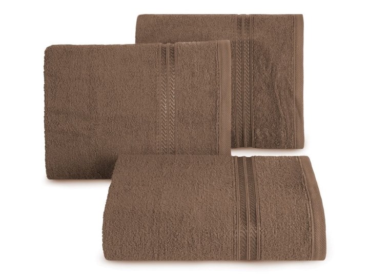 Ręcznik 70X140 Eurofirany LORI brąz 450g/m2