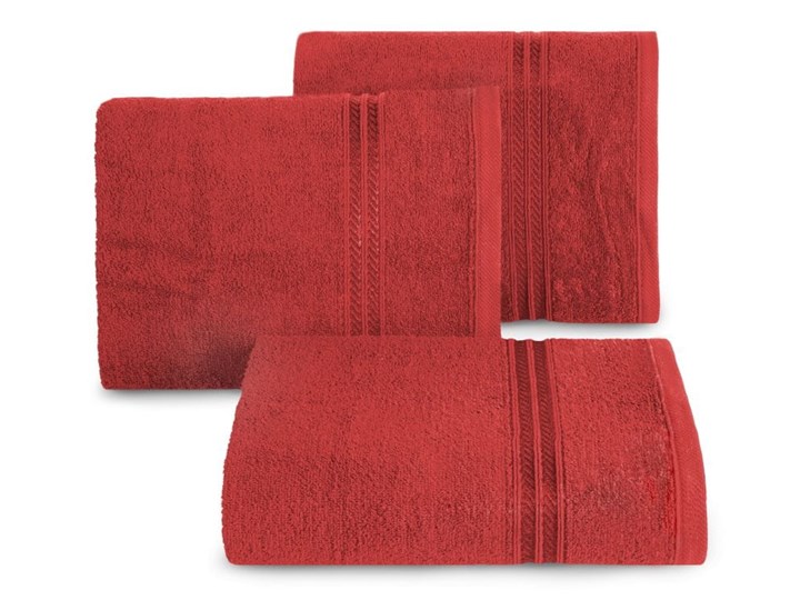 Ręcznik 70X140 Eurofirany LORI czerwony 450g/m2