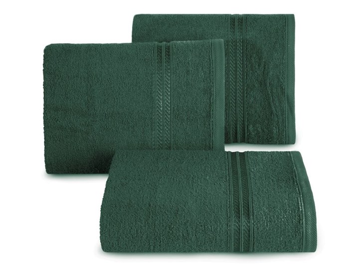 Ręcznik 70X140 Eurofirany LORI ciemna zieleń 450g/m2