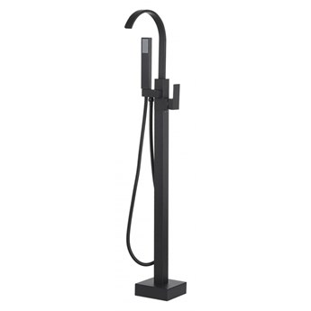 Bateria wannowa wolnostojąca czarna RIBBON kod: 4251682239028