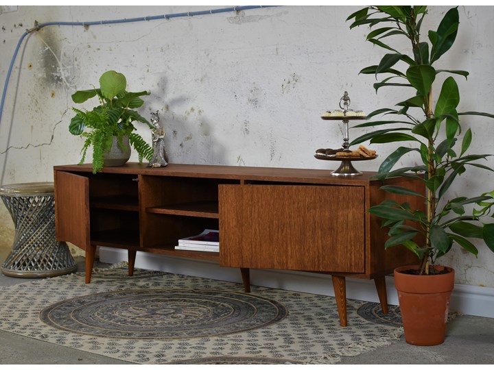 Komoda LOTV 200, Pastform Furniture Głębokość 40 cm Szerokość 200 cm Styl Skandynawski Wysokość 55 cm Drewno Styl Nowoczesny
