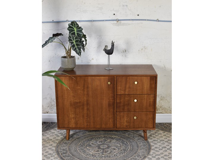 Komoda Vina 100, Pastform Furniture Szerokość 100 cm Wysokość 75 cm Styl Skandynawski Drewno Głębokość 45 cm Pomieszczenie Sypialnia