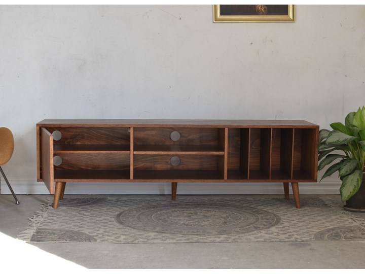 Komoda LOTV Vinyl 200, Pastform Furniture Wysokość 57 cm Głębokość 40 cm Szerokość 200 cm Drewno Styl Nowoczesny