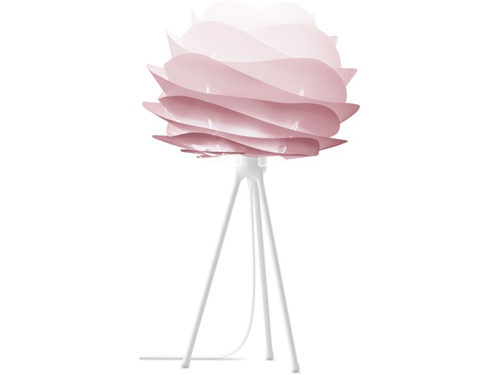 Lampa stołowa Carmina Tripod S różowa, proj. S. R. Christensen i A. Klem, UMAGE Wysokość 50 cm Kolor Różowy Lampa z abażurem Styl Skandynawski