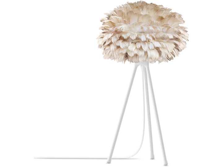 Lampa stołowa Eos Tripod Ø35 jasnobrązowa, proj. S. R. Christensen, UMAGE Wysokość 56 cm Lampa z abażurem Styl Skandynawski Kategoria Lampy stołowe
