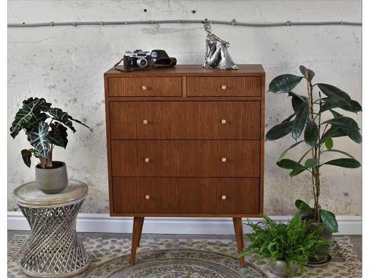 Komoda Corrihigh, Pastform Furniture Szerokość 80 cm Głębokość 35 cm Wysokość 105 cm Drewno Styl Nowoczesny