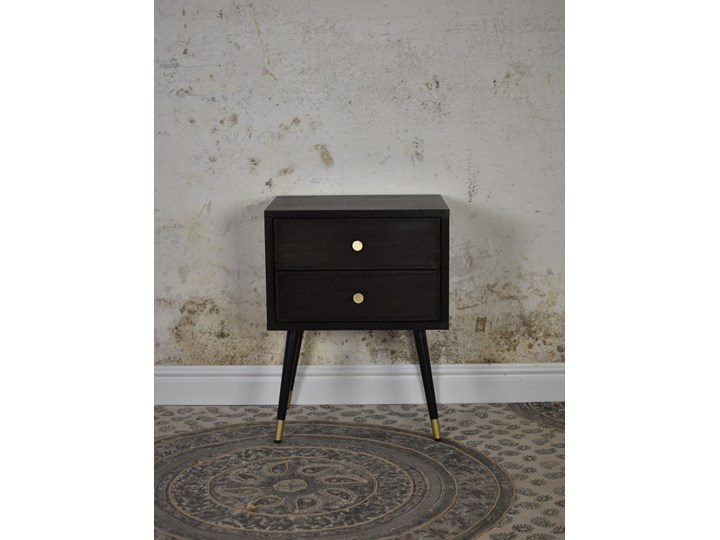 Para szafek nocnych Blackie , Pastform Furniture Metal Typ Nocne Płyta MDF Drewno Styl Nowoczesny