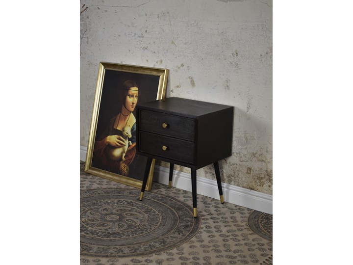 Para szafek nocnych Blackie , Pastform Furniture Płyta MDF Metal Drewno Styl Glamour