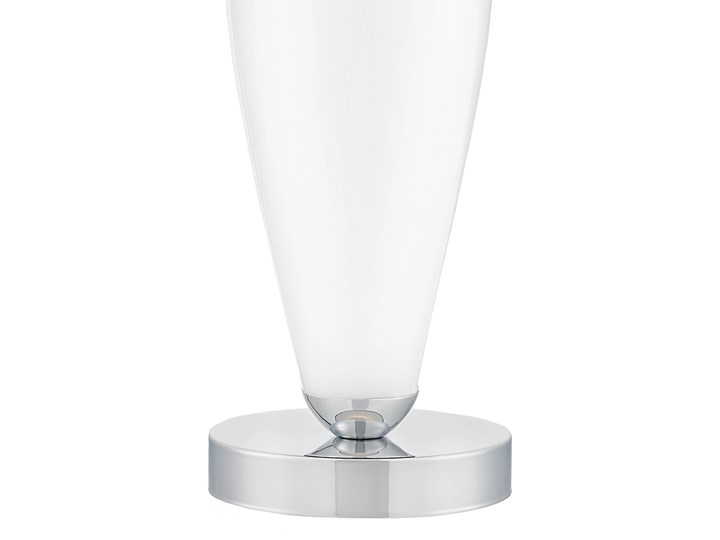 Lampa stołowa Rea chrom/biały, Kaspa Wysokość 60 cm Styl Klasyczny Lampa z kloszem Lampa LED Kategoria Lampy stołowe