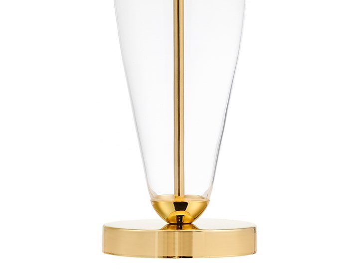 Lampa stołowa Rea złoty/transparent/biały, Kaspa Styl Klasyczny Lampa LED Lampa z kloszem Wysokość 60 cm Kategoria Lampy stołowe