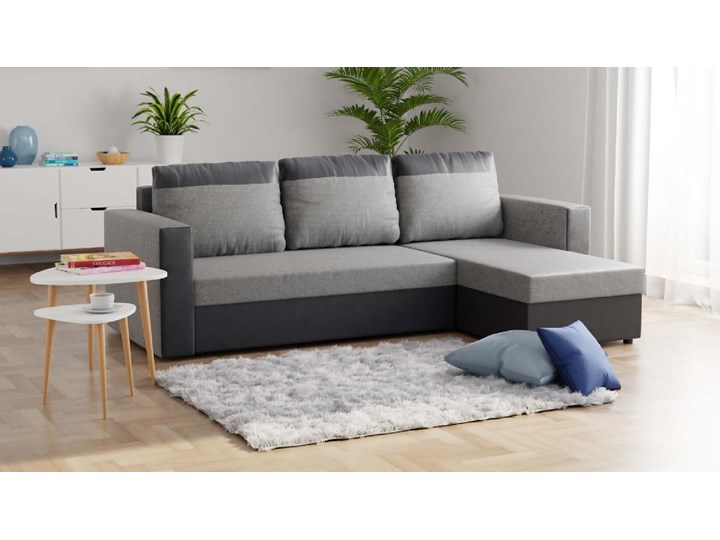 FUNKCJONALNY NAROŻNIK DO SALONU - KING - KOLORY DO WYBORU PRAWY/LEWY Prawostronne Kolor Żółty Wysokość 80 cm Lewostronne Szerokość 260 cm Funkcje Z funkcją spania