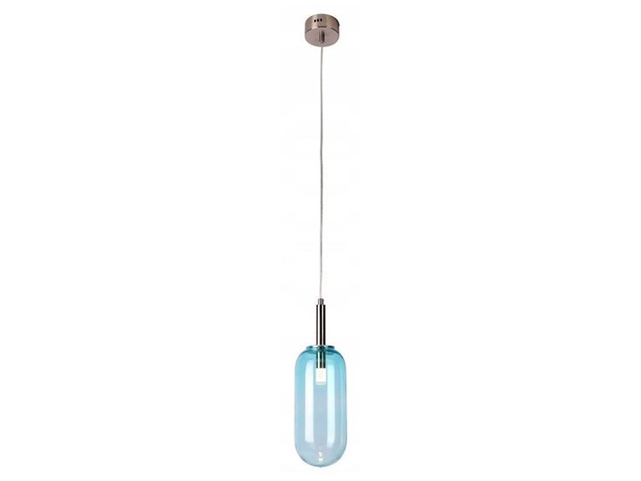 LED Żyrandol na lince FIUGGI LED/6W/230V niebieski Metal Szkło Lampa LED Kolor Szary