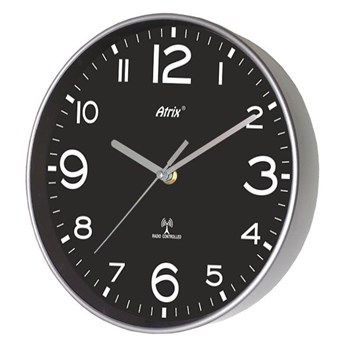 Zegar ścienny Atrix ATE2303SSRC BL DCF77 25,5 cm