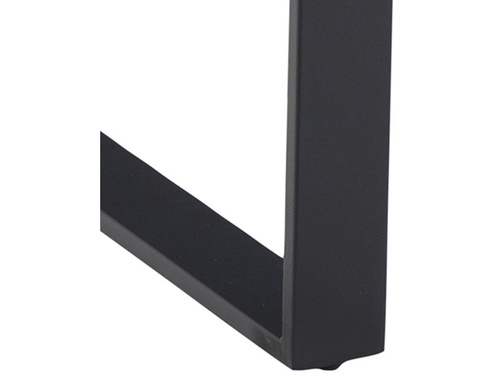 Stół czarny blat z marmurowym wzorem czarne metalowe nogi 160x90 cm Płyta laminowana Drewno Długość(n) 160 cm Kategoria Stoły kuchenne