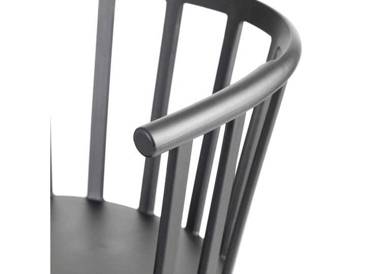 Krzesło Madlen Black, 54 × 43 × 76 cm Wysokość 30 cm Krzesło inspirowane Tworzywo sztuczne Wysokość 45 cm Szerokość 54 cm Wysokość 43 cm Drewno Głębokość 43 cm Z podłokietnikiem Styl Nowoczesny
