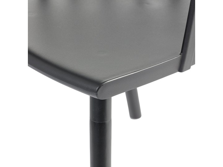 Krzesło Madlen Black, 54 × 43 × 76 cm Wysokość 43 cm Krzesło inspirowane Szerokość 54 cm Styl Klasyczny Głębokość 43 cm Wysokość 45 cm Tworzywo sztuczne Z podłokietnikiem Wysokość 30 cm Drewno Kategoria Krzesła kuchenne